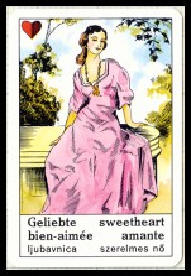 An example of the Romany Gypsy Cards
